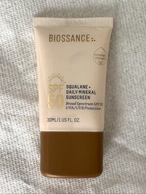 Biossance SPF50 Mineral Sunscreen